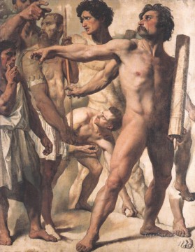  study Oil Painting - Study for The Martyrdom of St Symphorien nude Jean Auguste Dominique Ingres